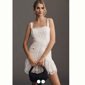 Anthropologie Saylor Verena Lace Mini Dress
